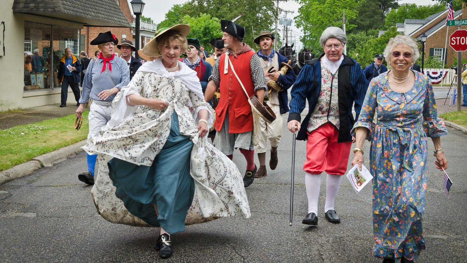 Colonial celebration, Edenton, North Carolina